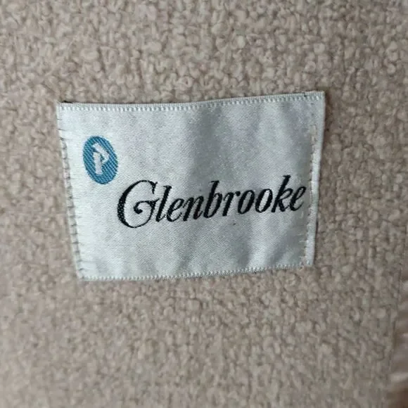 Vtg Glenbrooke Womens Wool Double Breasted winter coat with mink collar - Picture 10 of 12